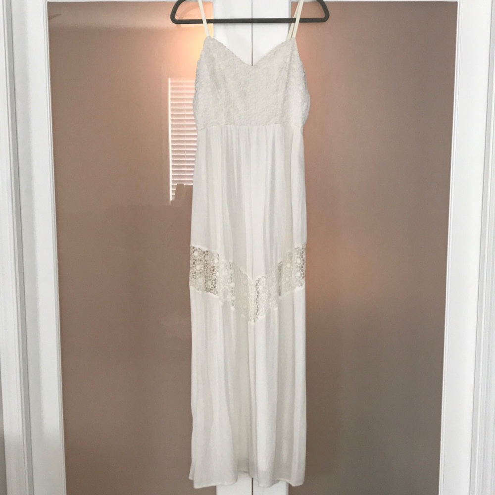 White long summer dress